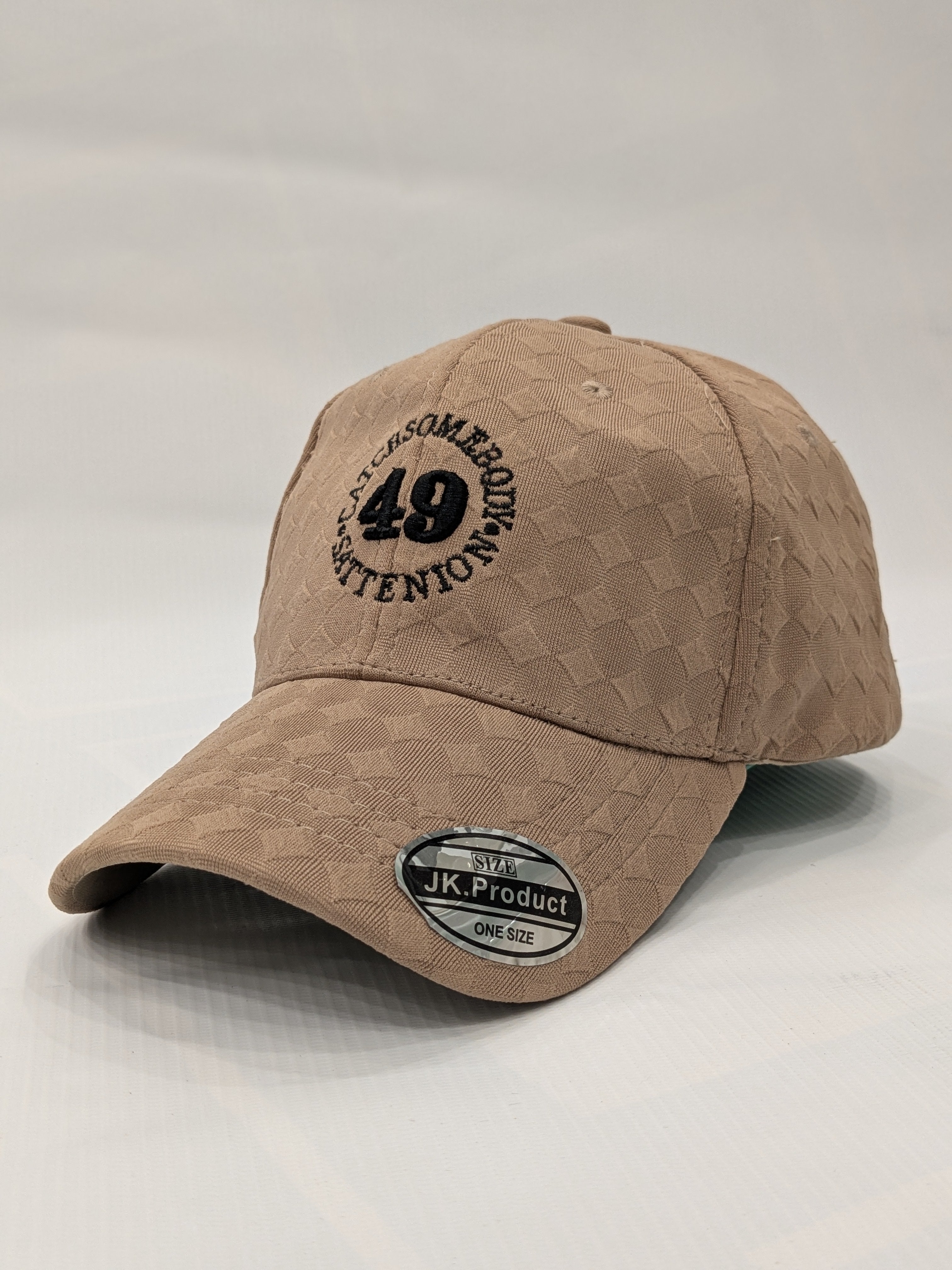 49 Embroidered Geo-Textured Cap