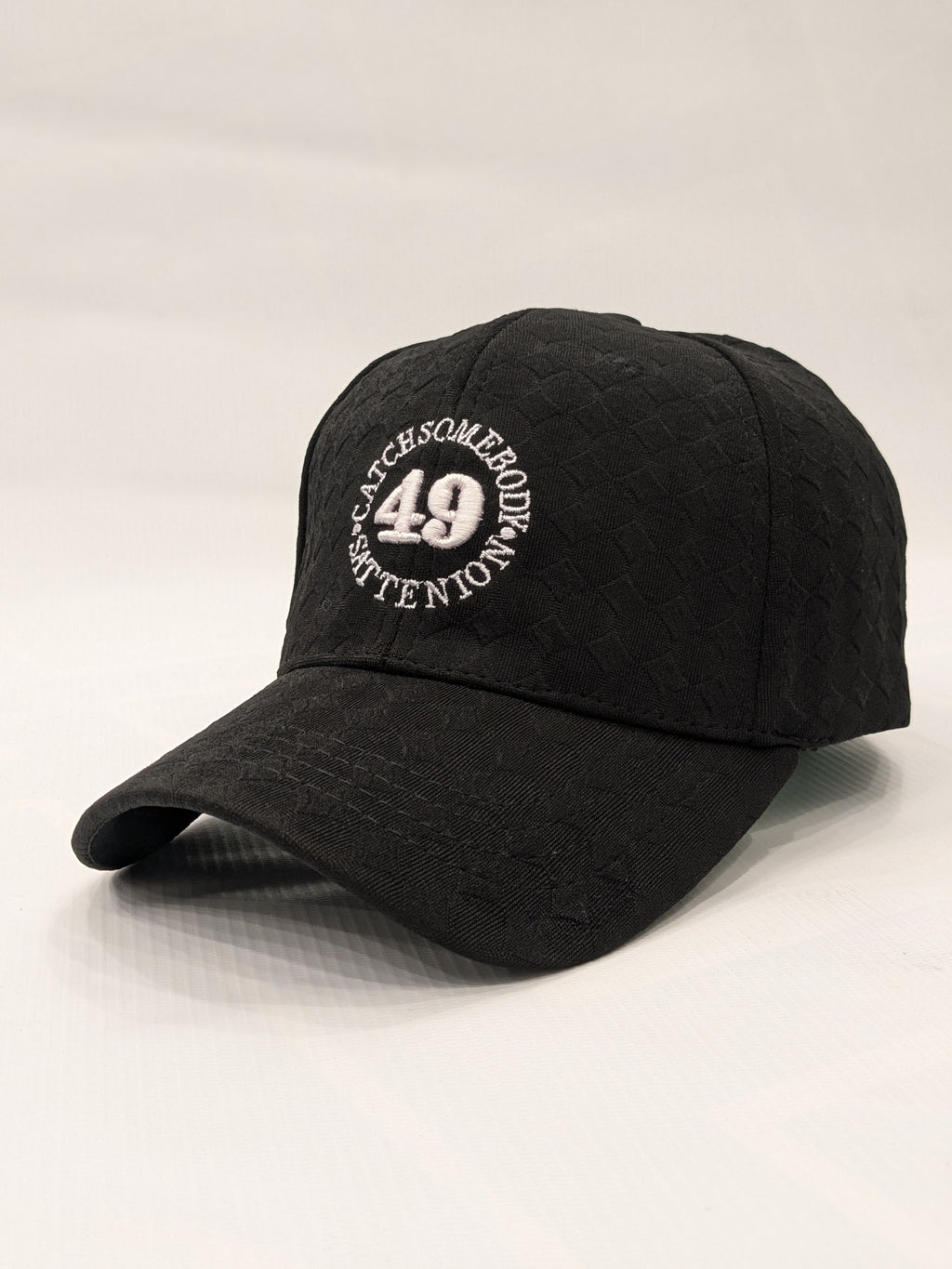 49 Embroidered Geo-Textured Cap
