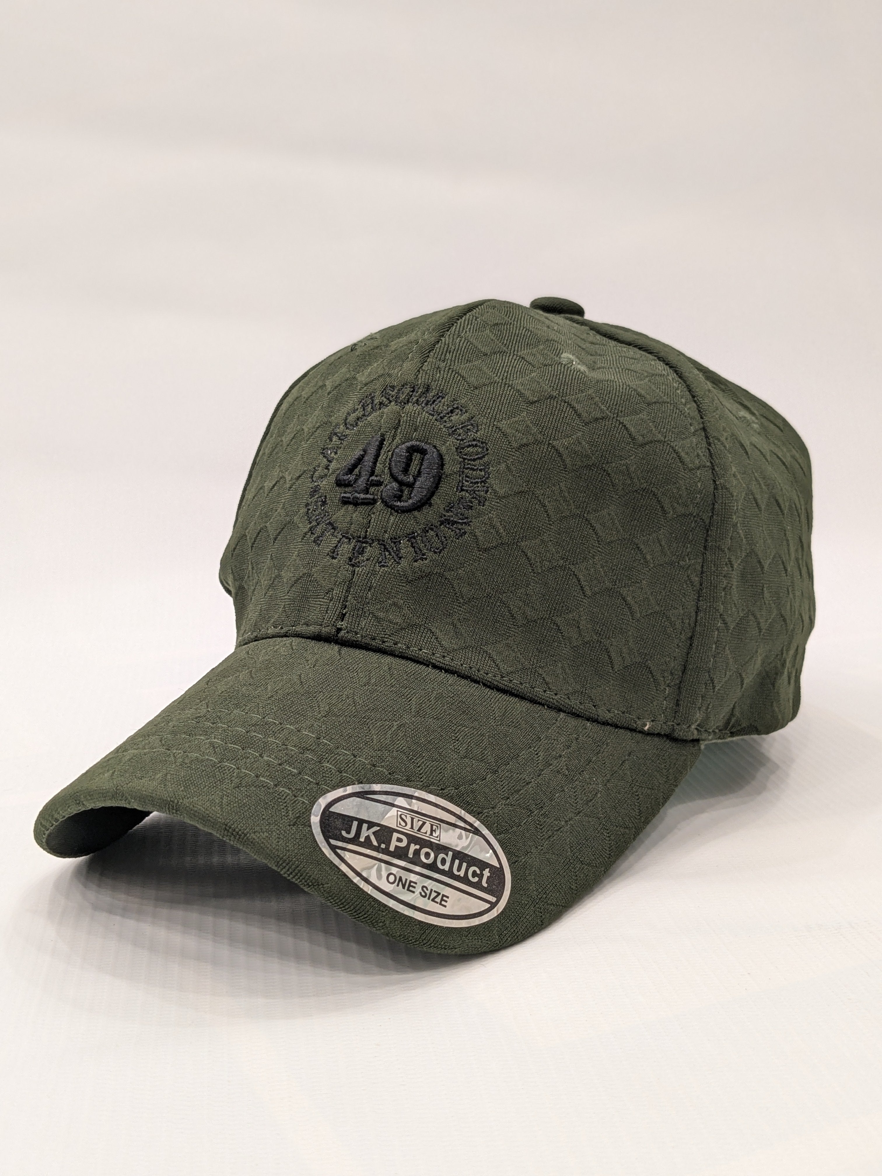 49 Embroidered Geo-Textured Cap