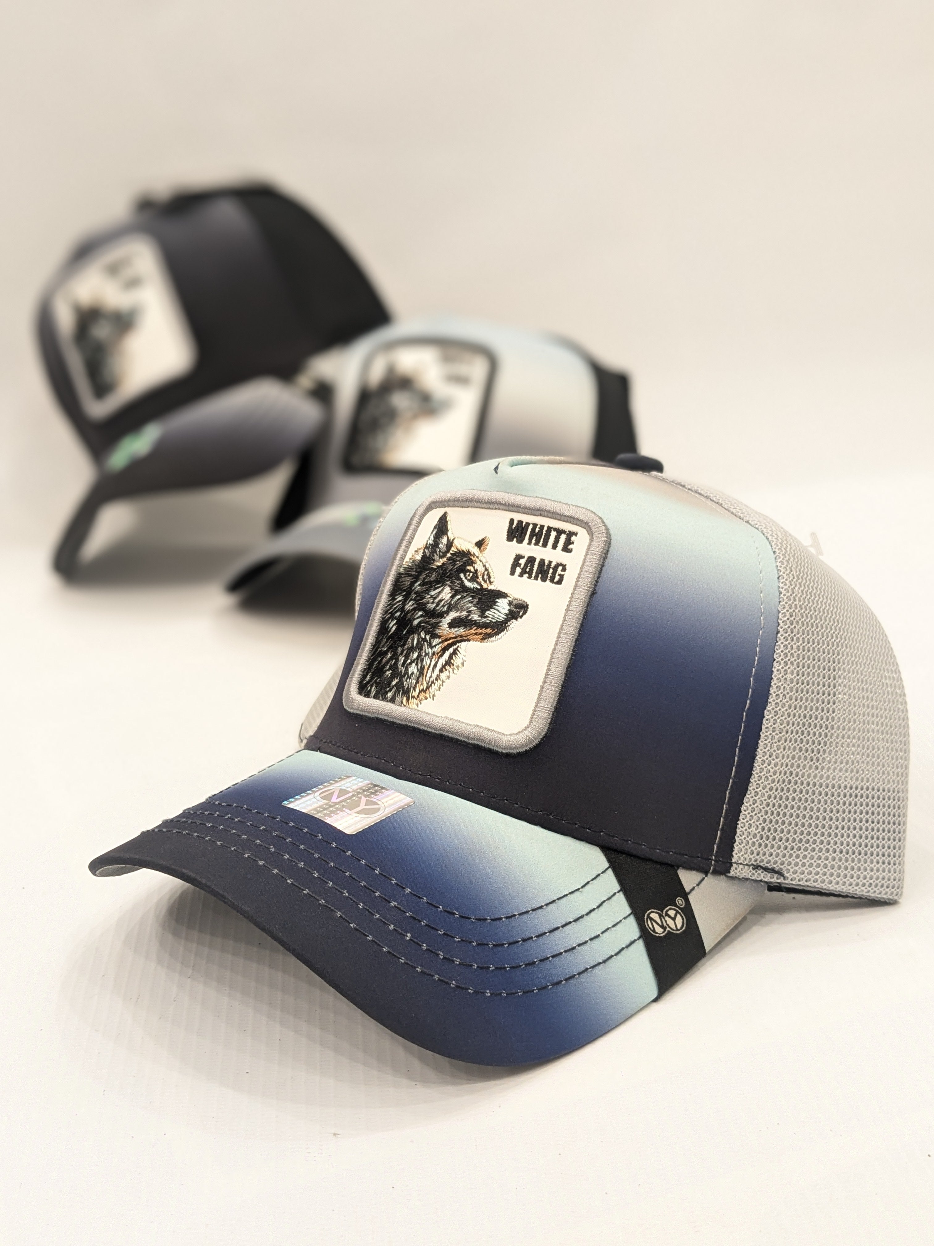 WHITE FANG Premium Shaded Trucker Cap