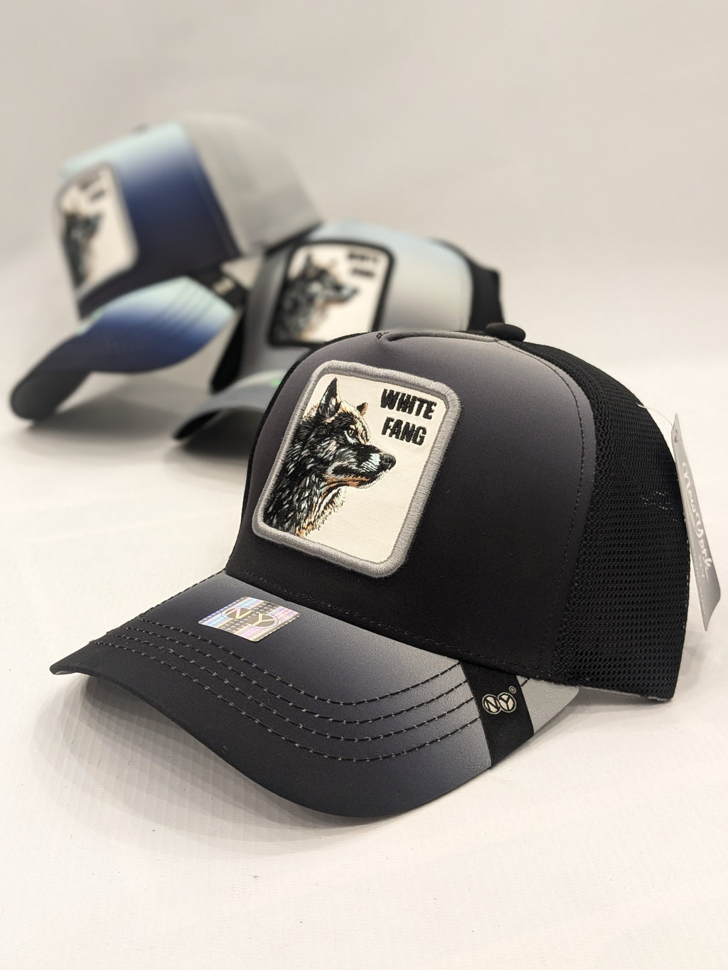 WHITE FANG Premium Shaded Trucker Cap