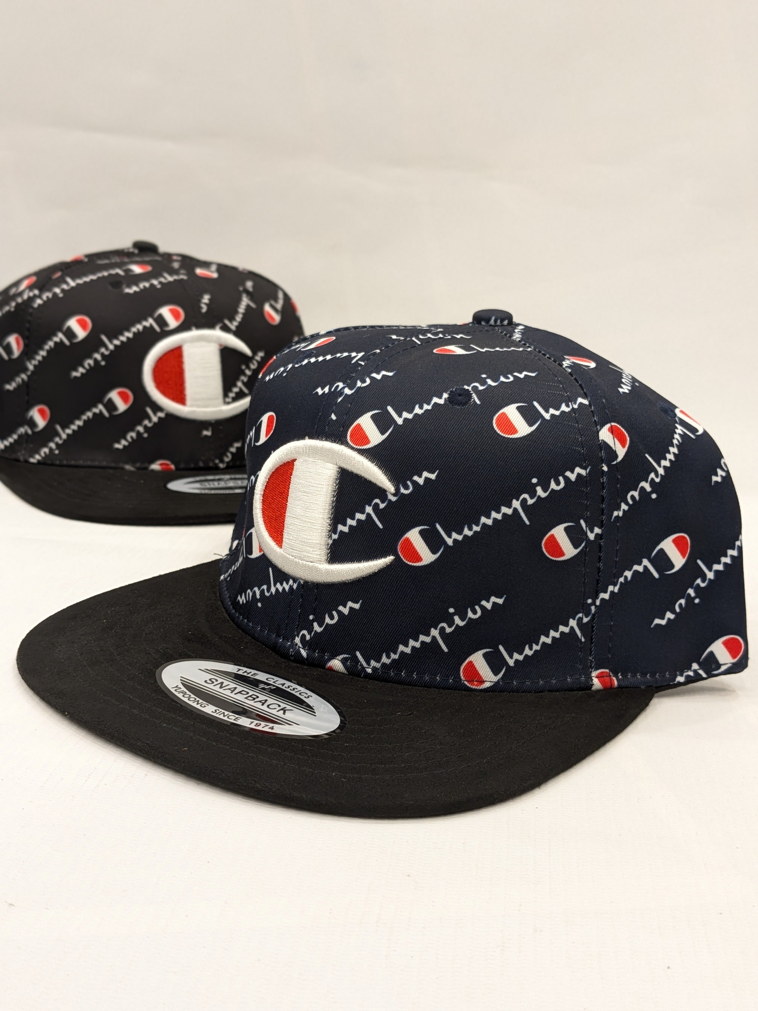 Champ Embroidered Straight Cap