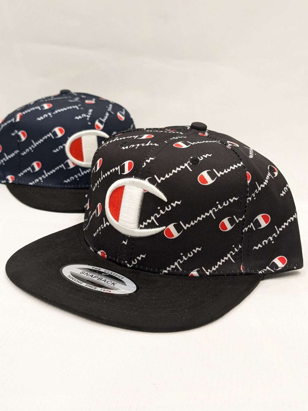 Champ Embroidered Straight Cap